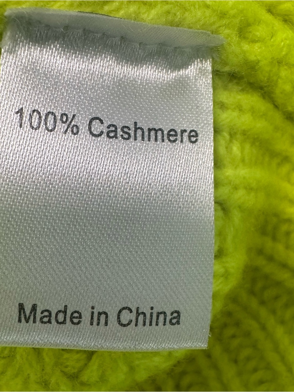 La Ligne Neon Lime Ribbed Crewneck Sweater - Picture 11 of 12